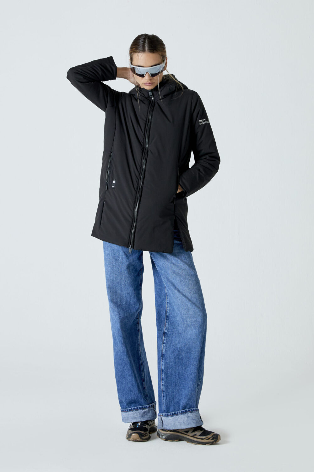 Coat HEAT/27 | Coal Black